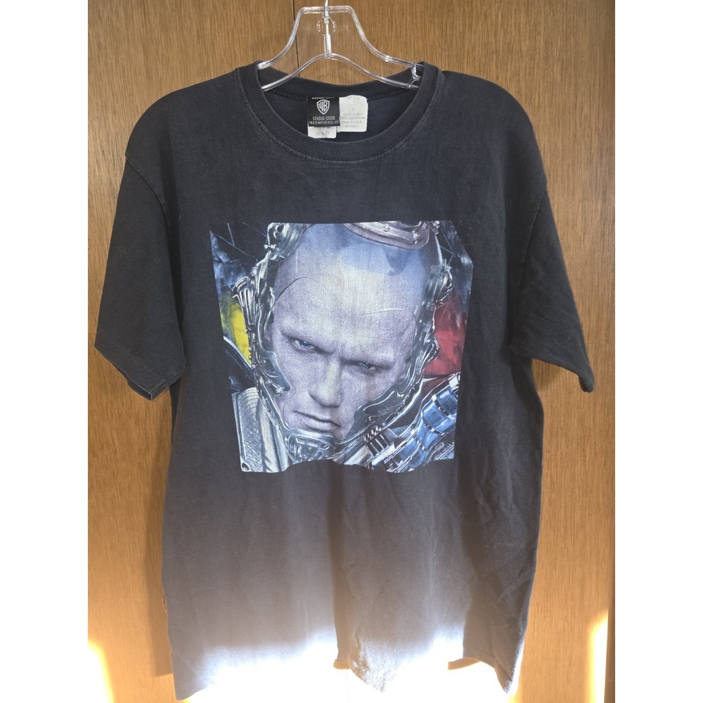 Vintage 90s Mr. Freeze Iceman Batman & Robin Movie T-Shirt DC Size L